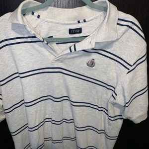 Mens izod collar shirt
